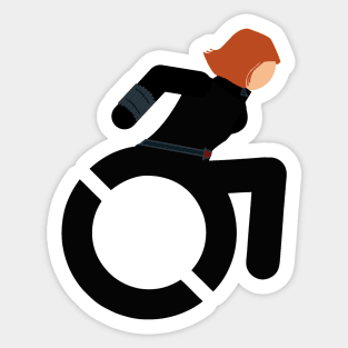 Wheelie Natasha Sticker